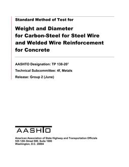 AASHTO TP 138-20 (2022)