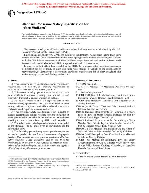 ASTM F977-00