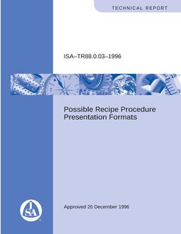 ISA TR88.0.03