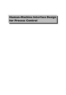 Human-Machine Interface Design for Process Control Applications