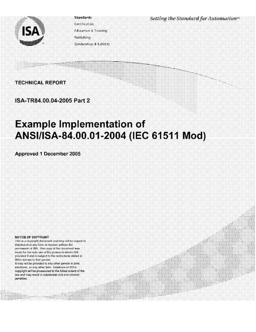 ISA TR84.00.04 PART 2